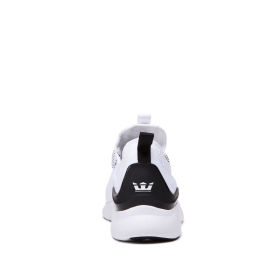 Supra Mens FACTOR White/Black/white Trainers | CA-19677